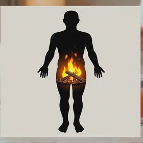 「なんだか不安」は心が弱いせいじゃない。お腹を温めて、自分の中に暖炉を。の画像