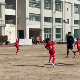 U10リーグ戦も7人ですの画像
