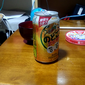 恐怖！！揺れる缶ビール！！！の画像