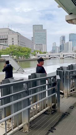 中之島ラブセントラル（淀屋橋）初夏に気持ちいいロケーション抜群なリバークルーズとBBQの記事動画