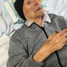 義父96歳‼️奇跡的✨な回復　入院直前のハーモニカ演奏の画像