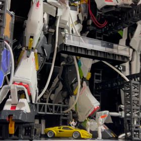 動画　解体匠機νガンダム　調整の画像