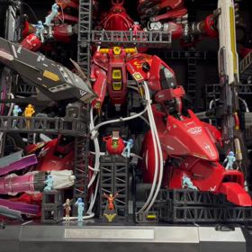 解体匠機サザビー　1動画　試作ロングバレルをロンドベルの白ver.に変更の画像