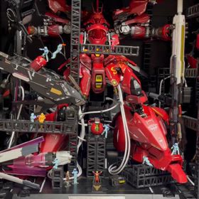 解体匠機サザビー　3動画　試作ロングバ レルをロンドベルの白ver.に変更の画像