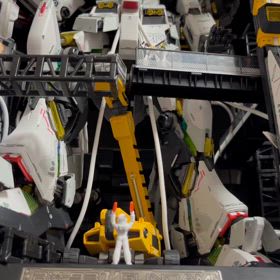 3 解体匠機νガンダム　格納庫の画像