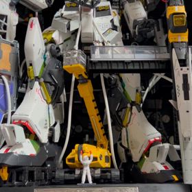 解体匠機νガンダム　動画　トラスを加工して遊ぶの画像
