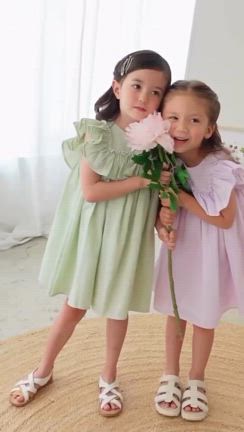 おしゃまな女の子のお洋服、今回の作品は？の記事動画