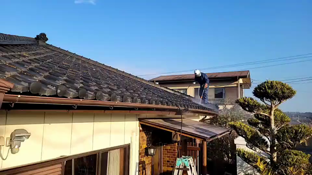 1/13(木)小松台　H様　屋根外壁塗装工事　スタートの記事動画