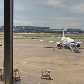 飛行機✈️良い天気☀️の画像