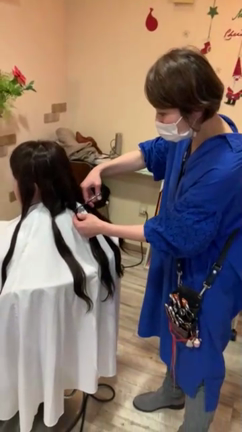 ヘアドネーション✂︎の記事動画