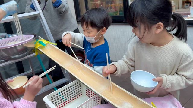流しそうめん食べたいの記事動画