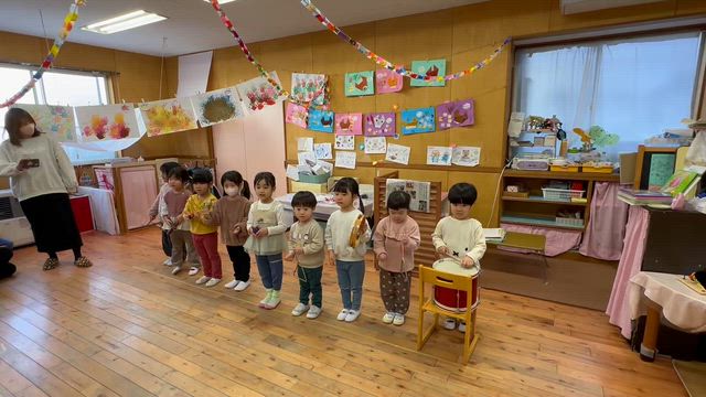 クラス参観　ちゅうりっぷ組の記事動画