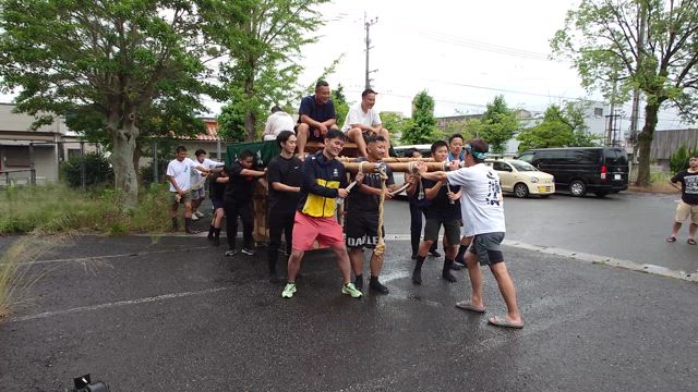 6/23(日)舁き方練習をしましたの記事動画