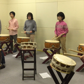 ガン患者さんが魂を響かせる「めぐみ和太鼓」の画像