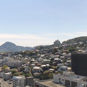 やあ！　国道35号と佐世保港が丸見えです。の画像