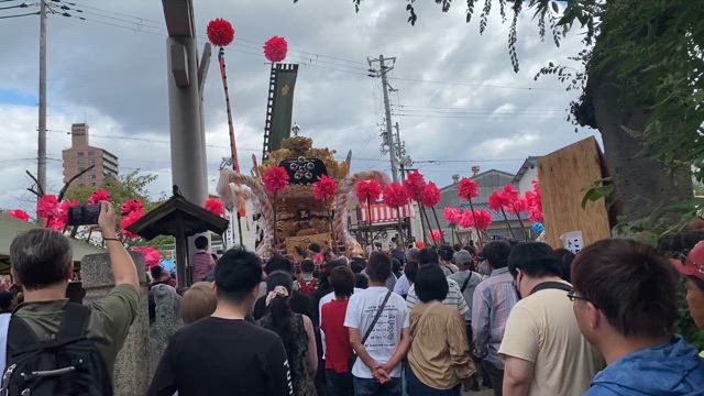 恵美酒宮天満神社秋季例大祭の記事動画