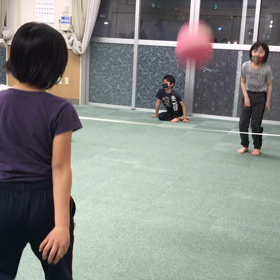 2月4日の体育教室・Bクラス✴️ハンドテニス✴️の画像