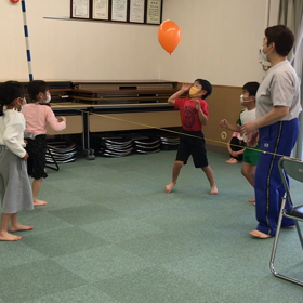 3月18日の体育教室・Aクラス✴️お楽しみ会/風船バレーボール✴️の画像