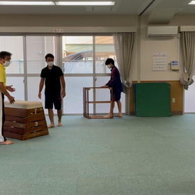 7月29日の体育教室・Bクラス✴️腕立て閉脚跳び✴️の画像