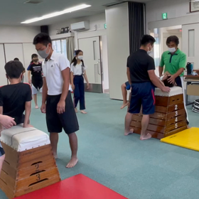 9月9日の体育教室・Bクラス✴️台上後転✴️の画像