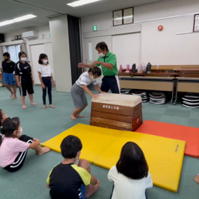 8月4日の体育教室・Bクラス✴️主運動・跳び箱/台上前転✴️の画像