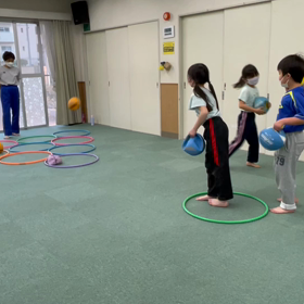 3月10日の体育教室・Bクラス✴️ストラックアウト✴️の画像