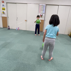 2月17日の体育教室・Bクラス✴️ボールつき/ワンバウンド練習✴️の画像