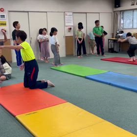 5月16日の体育教室・Bクラス✴️主運動・マット✴️の画像