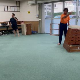 9月18日の体育教室・Bクラス✴️主運動・跳び箱/腕立て開脚跳び✴️の画像