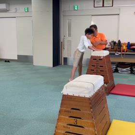 8月1日の体育教室・Bクラス✴️主運動・跳び箱/腕立て開脚跳び✴️の画像