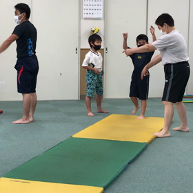6月17日の体育教室・Bクラス✴️マット種目の組み合わせ✴️の画像