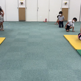 5月27  日の体育教室・Aクラス✴️主運動・マット/開脚後転✴️の画像
