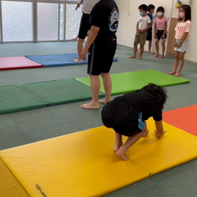 6月30日の体育教室・Bクラス✴️マット種目組み合わせ✴️の画像