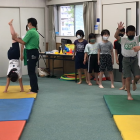6月3日の体育教室・Bクラス✴️主運動・マット種目✴️の画像