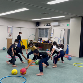 1月27日の体育教室・Bクラス✴️ボール運動/ボール取りゲーム✴️の画像