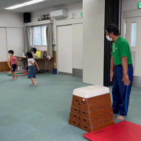 7月28日の体育教室・Aクラス✴️主運動・跳び箱/腕立て開脚跳び✴️の画像