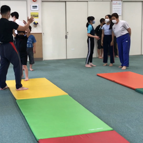5月13日の体育教室・Bクラス✴️マット種目の組み合わせ✴️の画像