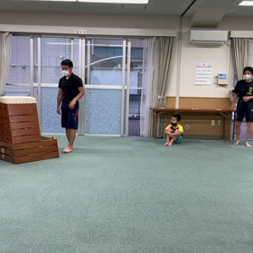 9月16日の体育教室・Bクラス✴️腕立て開脚跳び✴️の画像