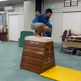7月13日の体育教室・Bクラス✴️腕立て跳び上がり✴️の画像