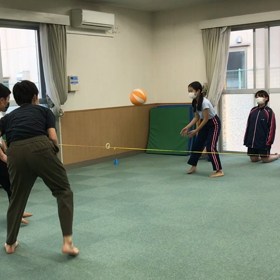 3月18日の体育教室・Bクラス✴️ハンドテニス✴️の画像