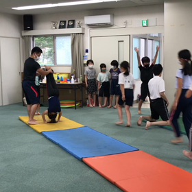 6月3日の体育教室・Bクラス✴️マット種目の組み合わせ✴️の画像