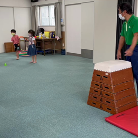 7月28日の体育教室・Aクラス✴️主運動・跳び箱✴️の画像