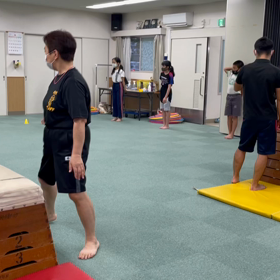 9月2日の体育教室・Bクラス✴️台上前転/台上後転✴️の画像