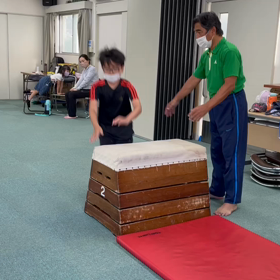 7月28日の体育教室・Bクラス✴️主運動・跳び箱/腕立て横跳び✴️の画像