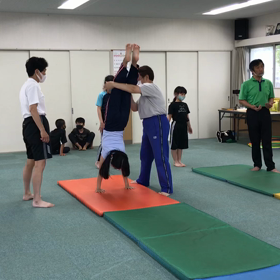 5月13日の体育教室・Bクラス✴️マット種目の組み合わせ✴️の画像