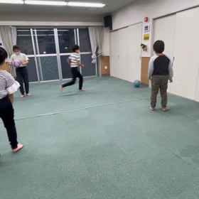 2月2日の体育教室・Bクラス✴️主運動・ボール/天大中小の練習✴️の画像