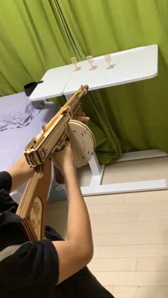 知育玩具立体パズル・最強の輪ゴム鉄砲を自由研究にするなら…の記事動画