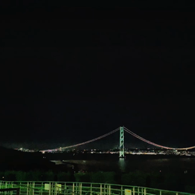 片道20分の夜のドライブの画像
