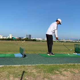 ゴルフ練習・アイアン、ウッド、ドライバーの画像