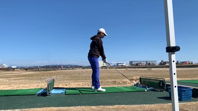 春ゴルフに向けて練習の記事動画